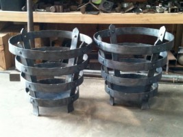 Large braziers for the TV series Spartacus.